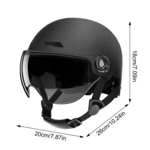 Kas motosiklèt pou gason, fanm klasik Retro Scooter Mwatye kas ultralight