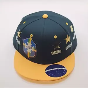 Piyay, kasket, casquette, Haitian Gift, Brasil 5 Stars (etoiles)
