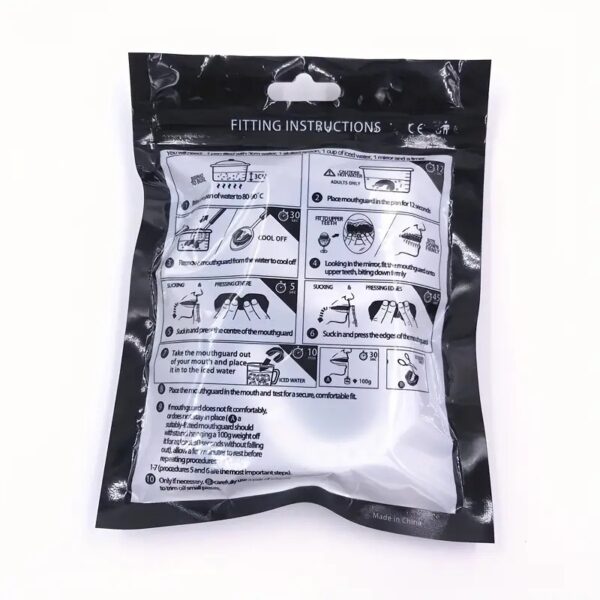 Fleksib EVA 4pcs Pwoteksyon dan BOX , pwotej bouch - Ekipman pwoteksyon pou foutbòl, baskètbòl, Hockey, MMA, boksè, Taekwondo, sport Arts masyal, Karate - ekipman espò | Gad dan espo - Image 7