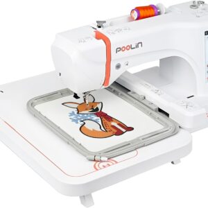 Machine ak koud Bwodri logo pou biznis, li vini ak yon ekran tòch/taktil 7.9x11 pous Broderie, prepare grafik la sou Kompitè epi transferel sou machine ak yon kle USB, ideal pou stat Biznis bwode sou mayo, kepi, valiz elatriye.