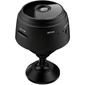 Orbicam Magnetic Mini Sekirite Kamera, Kamera kamoufly, Kamera Popilè pou kimbe vole , Mini Wireless WiFi Camera 1080p HD, High-Rezolisyon Footage, yo ka itilize nenpòt kote