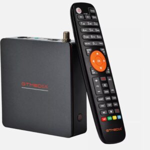 4K Ultra HD TV Box GTMEDIA GTCOMBO Android 9.0 + DVB-S2X/T2/C/ATSC-C(J.83B)/ISDBT Dekodeur Reseptè Satelit H.265 Tuner Reseptè