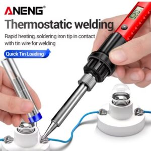 Aparey soude 80W Biznis reparasyon elektwonik fè LCD reglabl milti-fonksyon anti-scalding soude konsèy twous pou soude sikwi tablo -