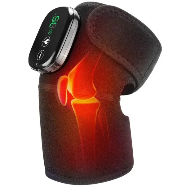 Chofaj pou moun ki gen fredi nan jenou et li masaj, USB rechargeable, ak batri 5000mAh entegre, 3 mòd Vibration 3 nivo chalè, pou sipò jenou, koud ak zepòl - Image 2