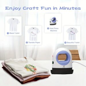 Mini Press Machin pou Biznis itilize pou T Shirts, Soulye, Chapo, sou Vinyl Pwojè transfè papye