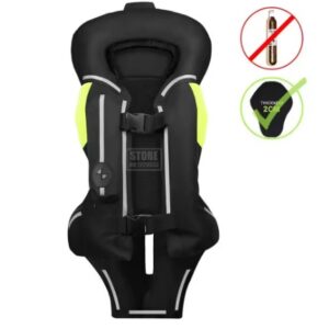 Motosiklèt èrbag vès. Kont Aksidan Moto  ves Erbag pwoteksyon, jakèt taxi moto ou lapolis meditativ gonflab