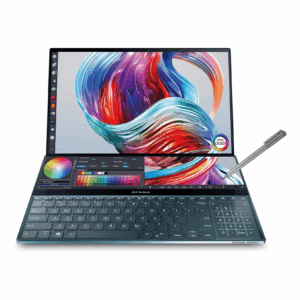 ZenBook Pro Duo Laptop, 15.6” 4K UHD NanoEdge Touch Display tablet, Intel Core i7-10750H, 16GB RAM, 1TB PCIe SSD, ScreenPad™ Plus, Windows 11 Pro
