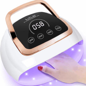 UV LED lamp Zong, 280W pwofesyonèl Biznis Studio Baute pou seche zong jèl, gwo espas UV limyè Maniku/Pediku, Capte oto, Gel Nail Art lanp pou zong ak zong pye.