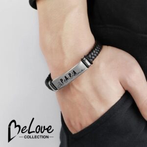 Bwaslè Lanmou PaPa, Braslè an kwi vegan an asye Titàn pou gason, Kolye BELOVE COLLECTION