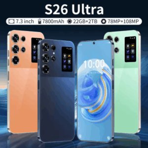 S26 Ultra Smartphone Android Phone. Telefone  7.8″ HD Screen/Dual SIM/108MP+48MP Camera/6800 mAh/Built-in Pen telephone, telefon S24, S25, 26