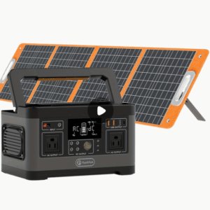 Generatris / Dèlko Solè 500W (Pik 1000W) 520Wh Power Station Delko sole. Lityòm Batri Pouvwa Pwovizyon pou ak AC/DC/USB/Type-C Sòti LED Flach pou Kay