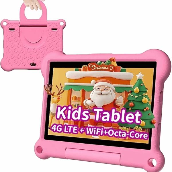 Tablet 10.1" Timoun ak Plas pou Kat SIM, Selilè+WiFi+GPS; Ekran HD 10.1", Tablèt Android 13, Octa Core 64GB, Kontwòl Paran, IWaWa pre-enstale, Kouvèti EVA, 6000mAh. - Image 3