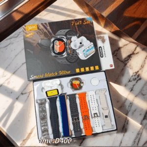 Mont intelijan Smartwatch +kask +7 diferan bwaslet AI Noise Reduction Earplugs, With Message, Call Answering, Sleep Monitoring, Aktivite kontwole li kompatib ak IPhone/Android Phone, Smart Braslet, Gason / Fanm, kado fet Papa, anivese