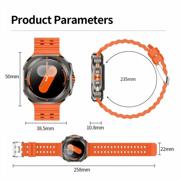Mont intelijan Smartwatch +kask +7 diferan bwaslet AI Noise Reduction Earplugs, With Message, Call Answering, Sleep Monitoring, Aktivite kontwole li kompatib ak IPhone/Android Phone, Smart Braslet, Gason / Fanm, kado fet Papa, anivese - Image 5