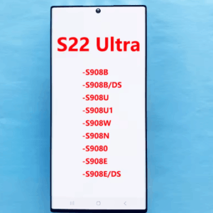 Ekran pou S22 ultra Samsung Galaxy S22 ultra S980 S980B LCD Display Touch Screen Digitizer With defects Screen replace