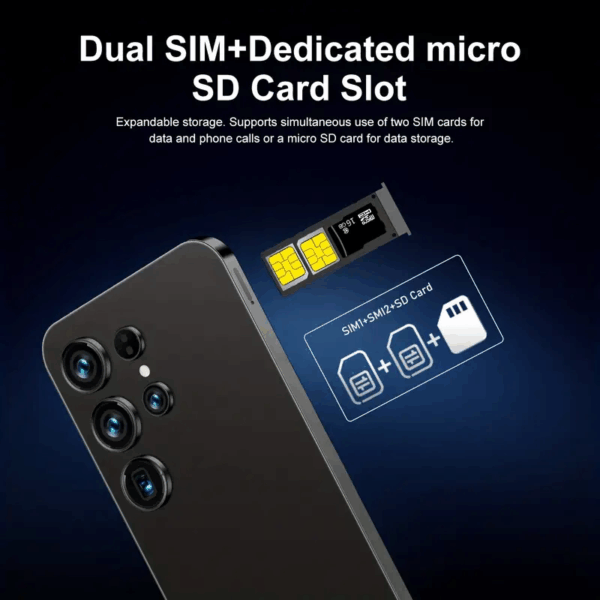 S25 Ultra Smartphone 7.3-inch LCD Display Phone. Telefone 1GB +1 TB .8" HD Screen/Dual SIM/108MP+48MP Camera/6800 mAh/Built-in Pen telephone, telefon - Image 5