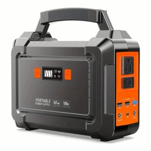 Generatris / Dèlko Solè 155Wh Portable Power Station Delko sole. Lityòm Batri Pouvwa Pwovizyon pou ak AC/DC/USB/Type-C Sòti LED Flach pou Kay