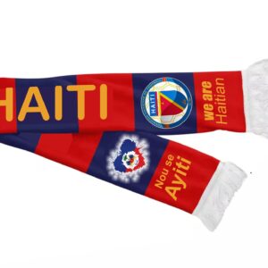 Écharpe / Foula Ayiti. We Are HAITIAN de la Coupe du Monde 2026. Foula Nou Se Ayisyen koup di mond 2026 Ayiti