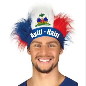 Perik Ayti ak bann elastik pou 18 Mai, Fanatik Football, majorette - Akseswa pou fèt kostim patriyot, pèfòmans sou sèn ak parad