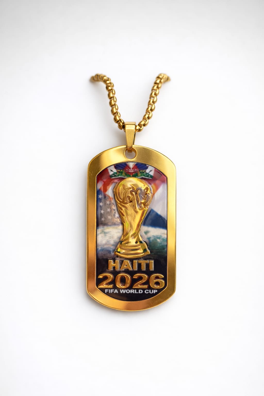 Haiti World Cup 2026 Gold Pendant – Limited Edition_2