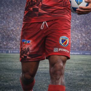 Haiti Freedom Soccer Shorts 🇭🇹 | Grenadye Alaso Edition – PIYAY.ht Exclusive Ayiti