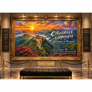 Citadelle Laferrière — Legacy of Haitian Independence | The Fortress of Freedom | Haitian History on Canvas Paint