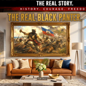 The Real Black Panther | Haitian History on Canvas Paint
